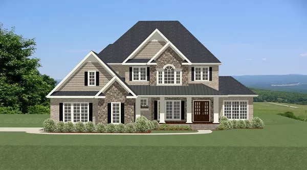 image of side entry garage house plan 9113